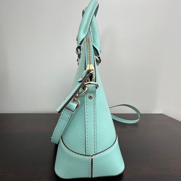 Kate Spade Wellesley Rachelle Satchel Crossbody Mint Green - Picture 4 of 9